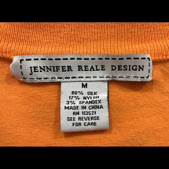 Jennifer Reale Orange Cardigan. - Picture 6 of 6